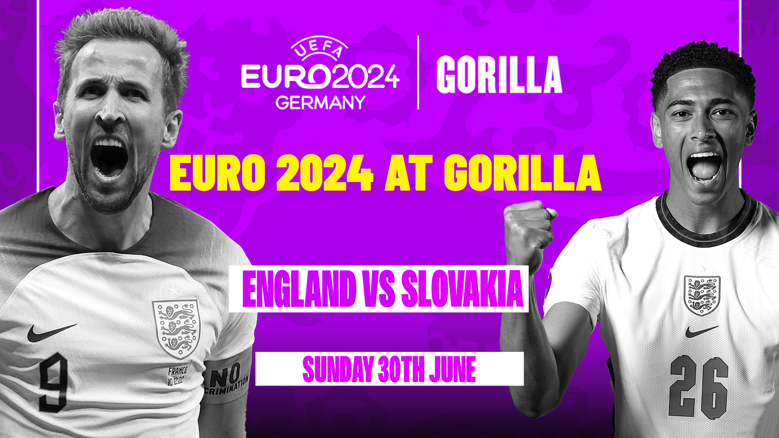 England Vs Slovakia – Euro 2024 Last 16 at Gorilla