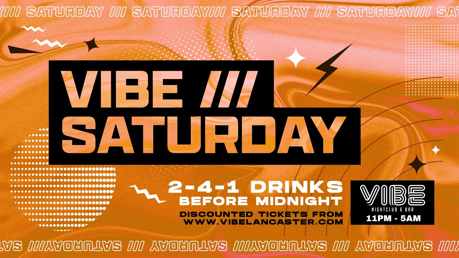 VIBE /// Saturdays – 29.06.24