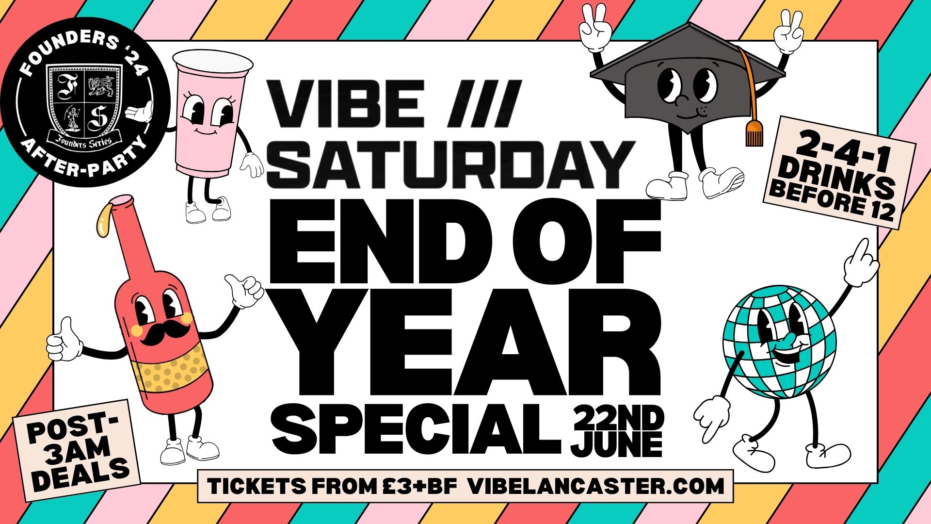 VIBE /// Saturdays END OF YEAR SPECIAL & FOUNDERS AFTER-PARTY!