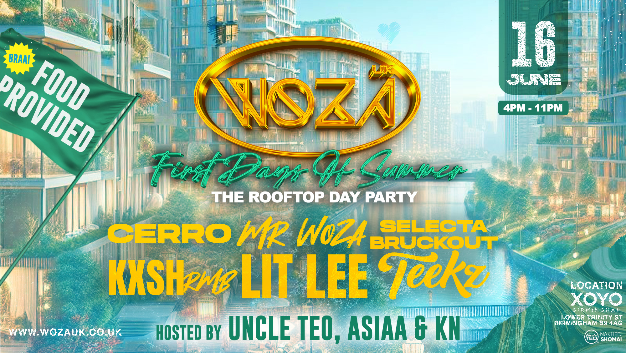 WOZA DAY PARTY : FIRST DAYS OF SUMMER
