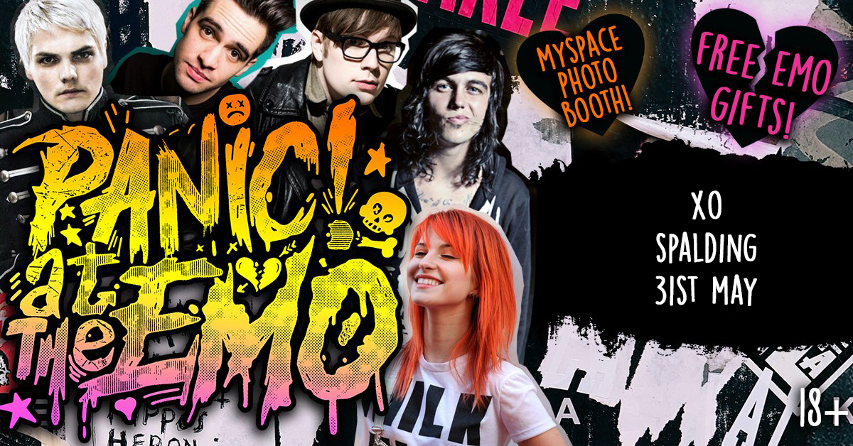 Panic At The Emo Club Night in Room 2 @ XO, Spalding