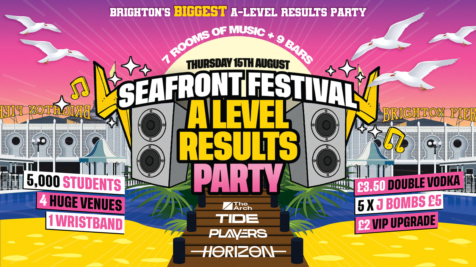 BRIGHTON A – LEVEL RESULTS SEAFRONT FESTIVAL 2024