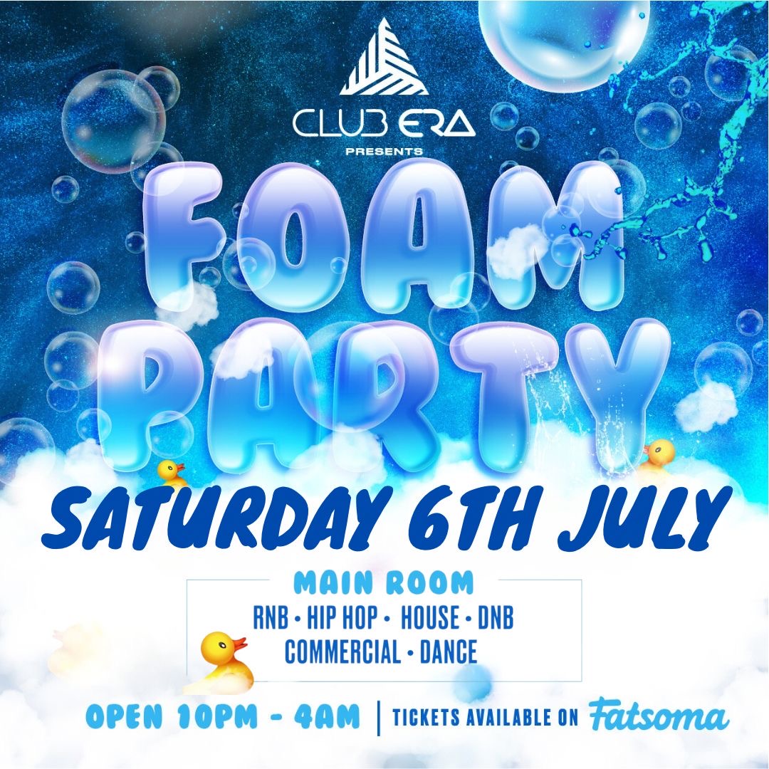 🫧🫧AGENDA FOAM PARTY TONIGHT 🫧🫧