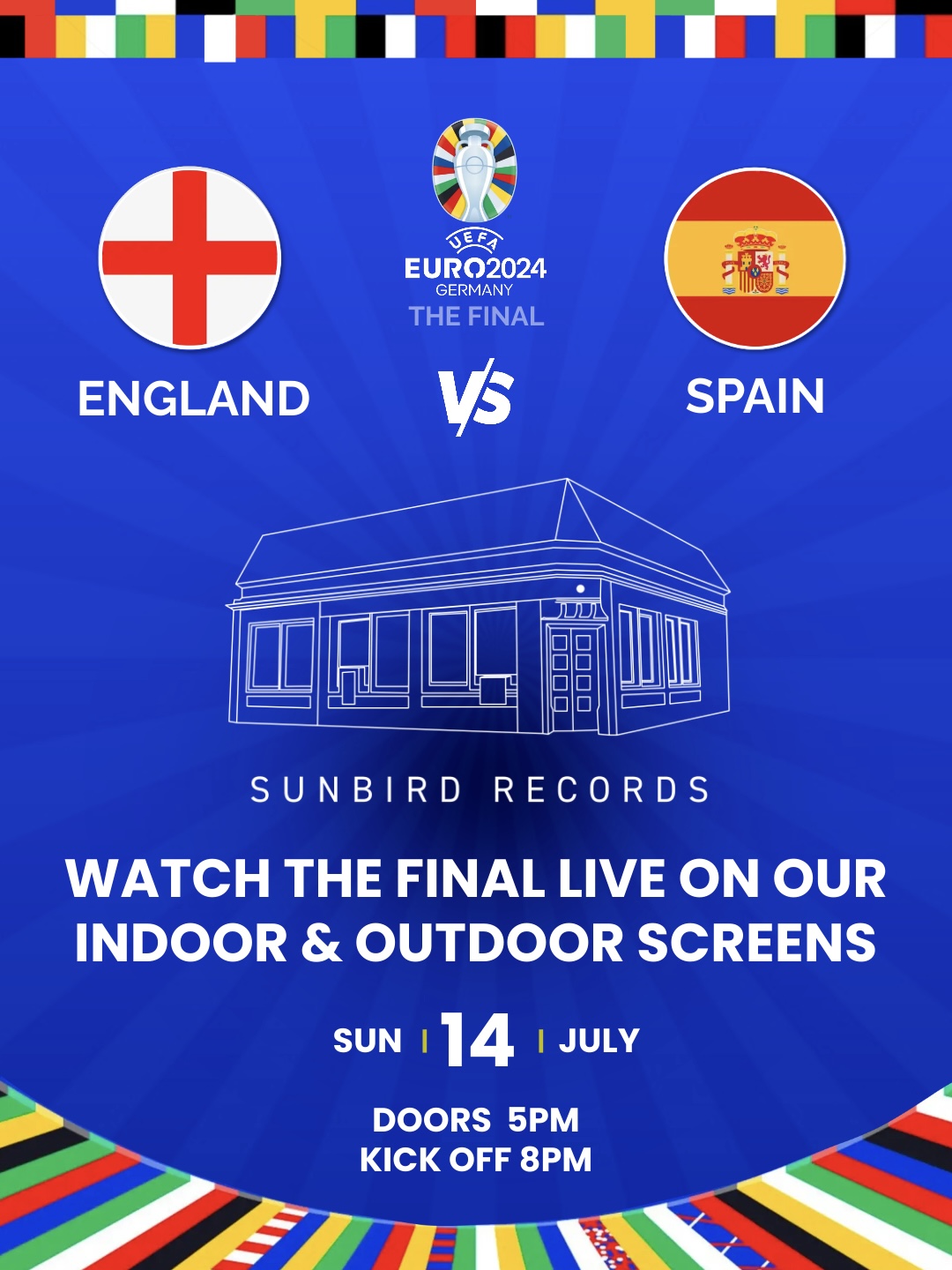 Euros 2024 – The Final – England vs Spain