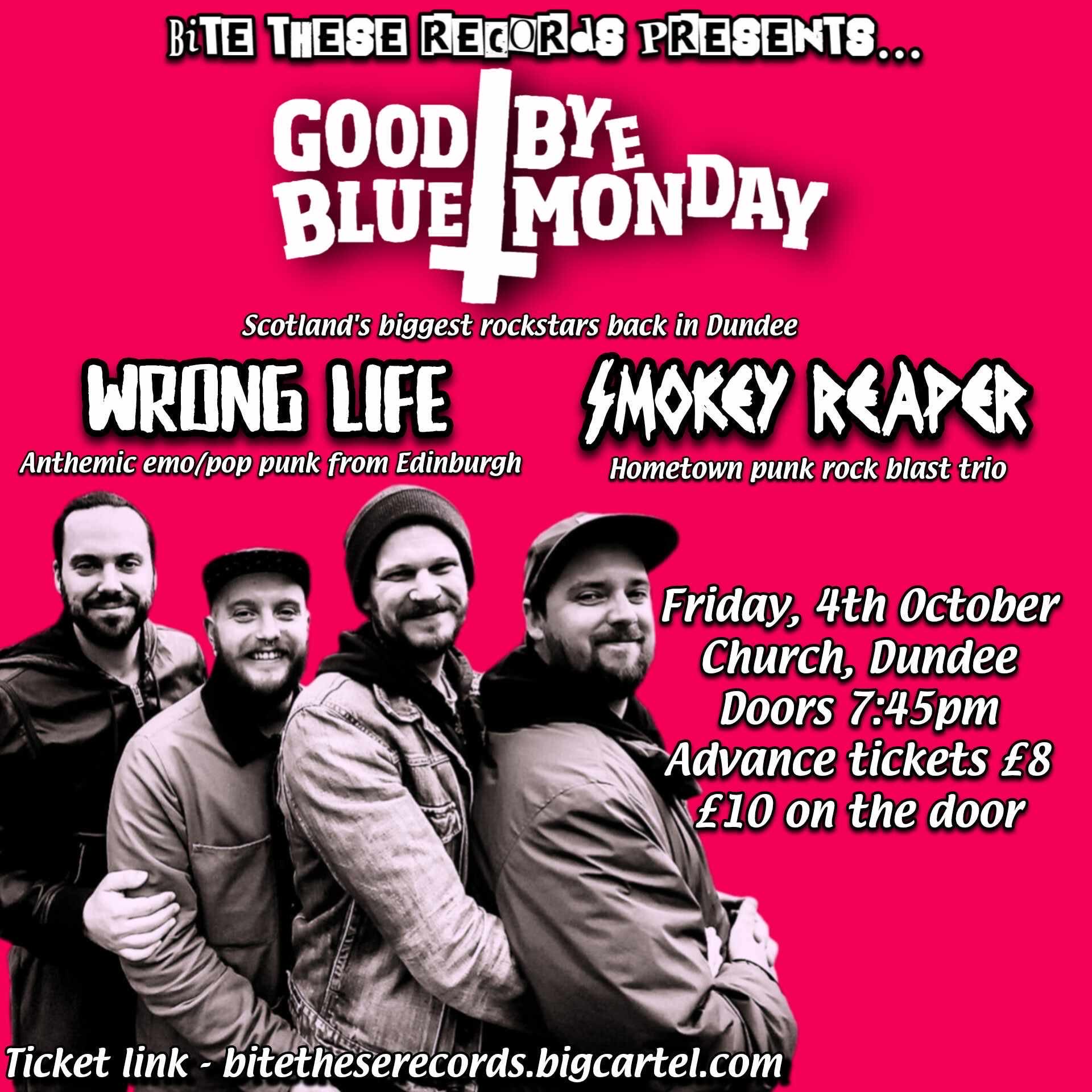 Bite These Records Presents – Goodbye Blue Mondays Live