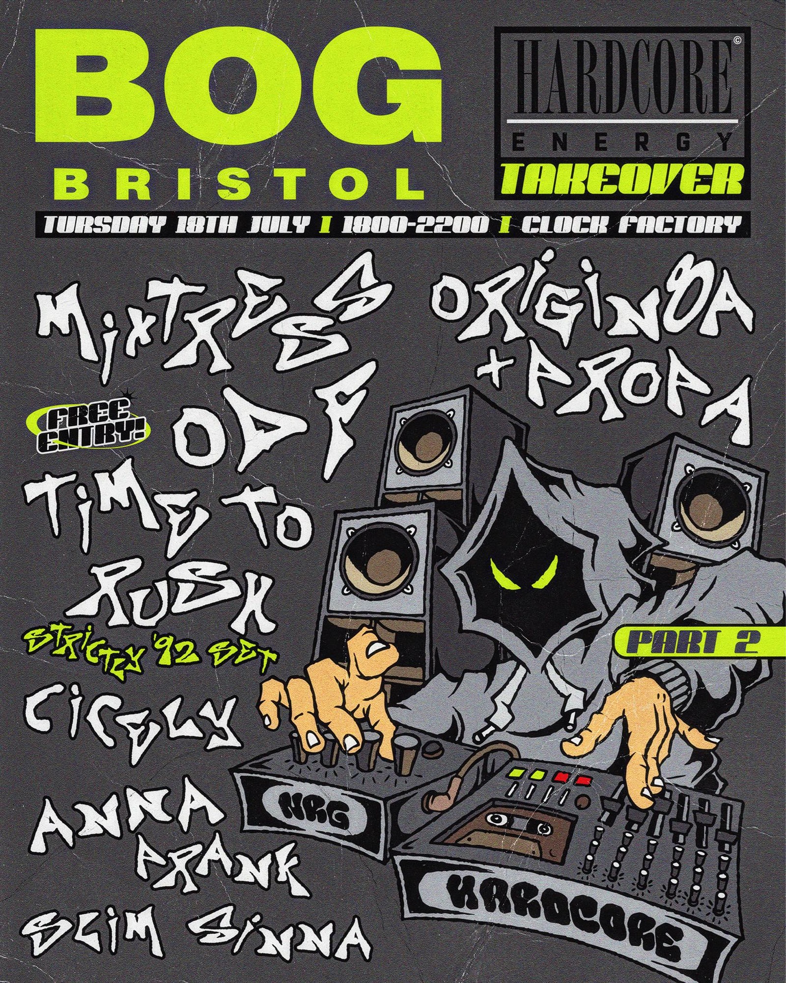 BOG x Hardcore Energy