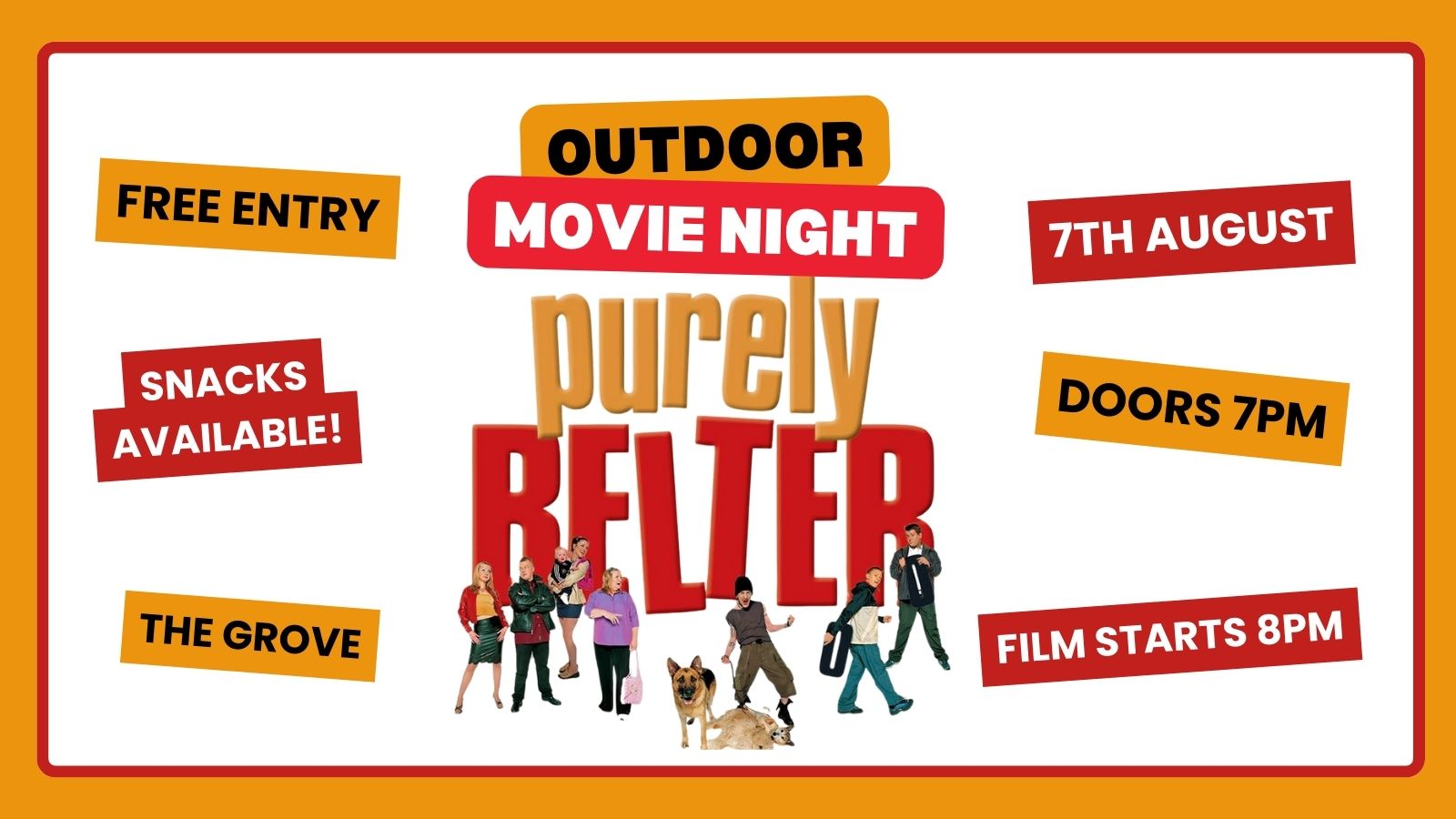 OUTDOOR MOVIE NIGHT | PURELY BELTER