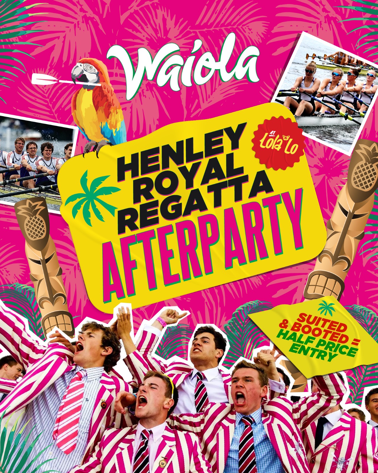 Waiola: Henley Royal Regatta Afterparty + 2-4-1 Drinks B4 Midnight🍹