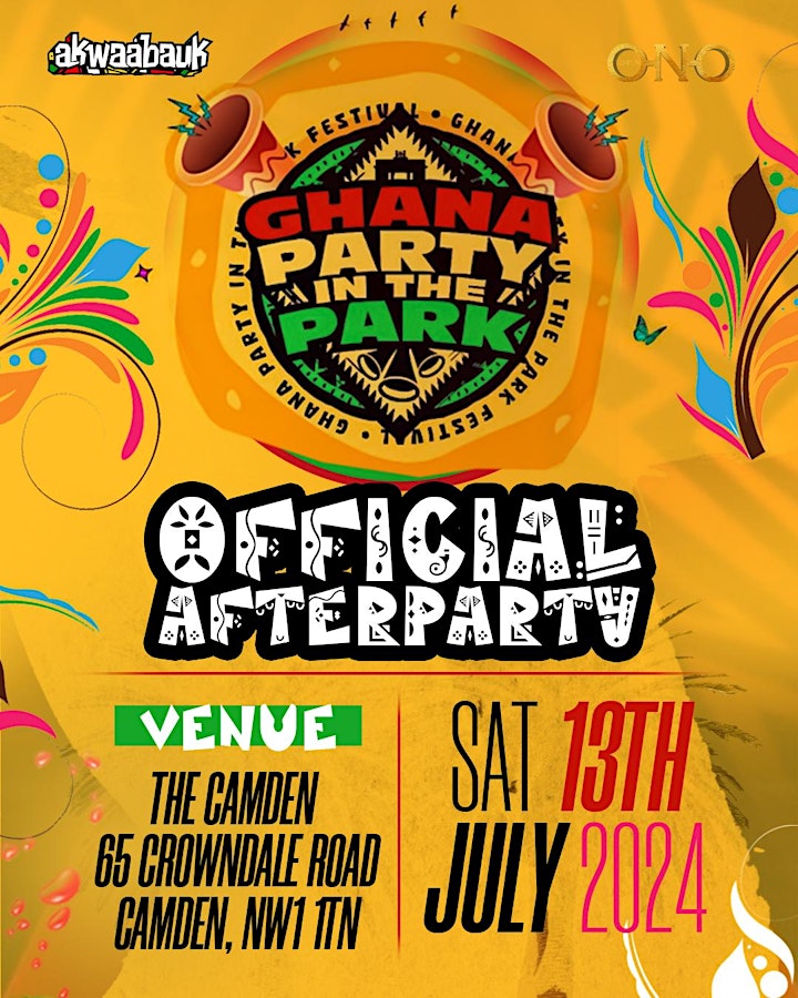 Ghana Party In The Park After Party + Special Guests at The Camden ...