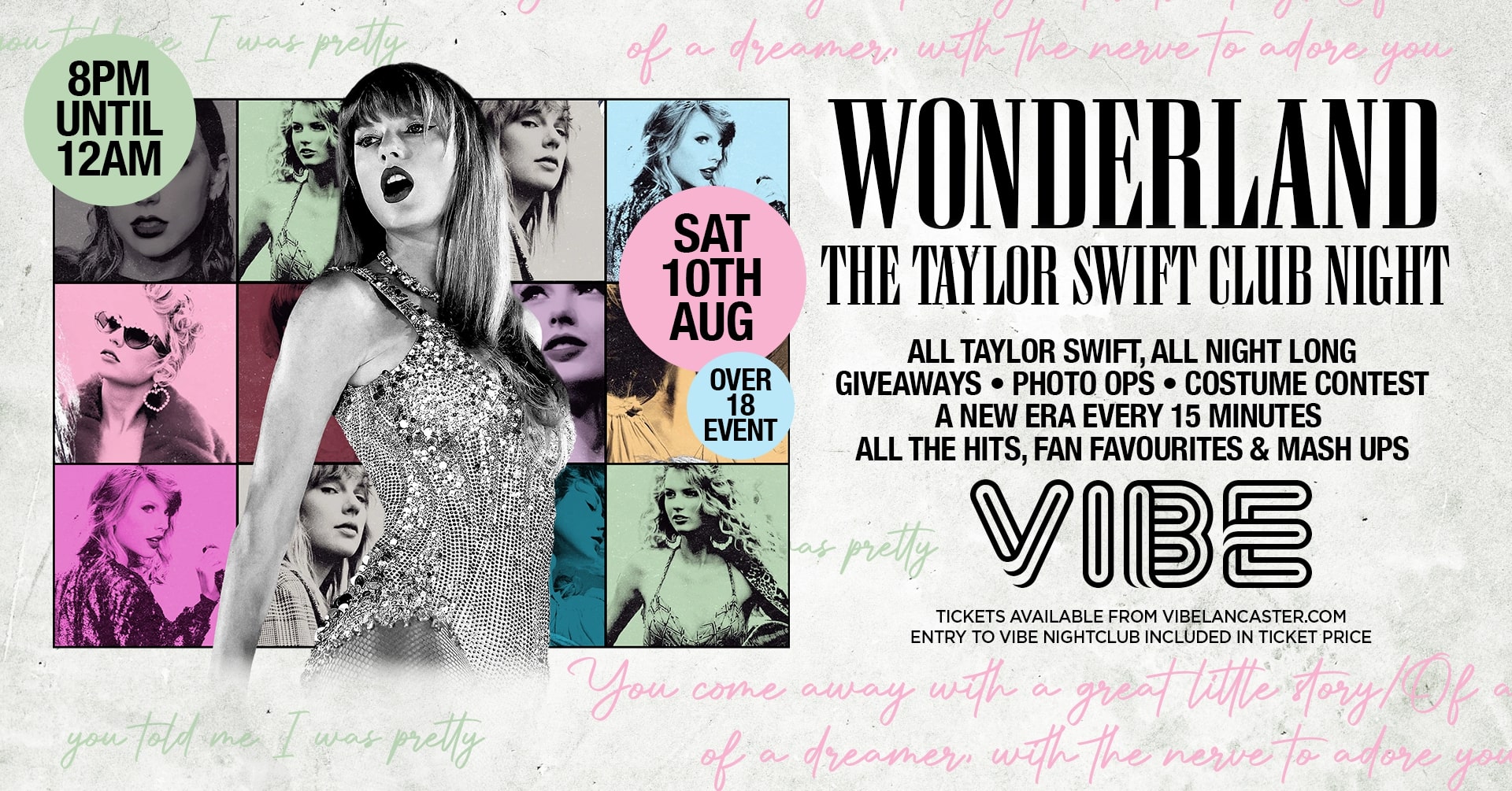 WONDERLAND – The Taylor Swift Club Night