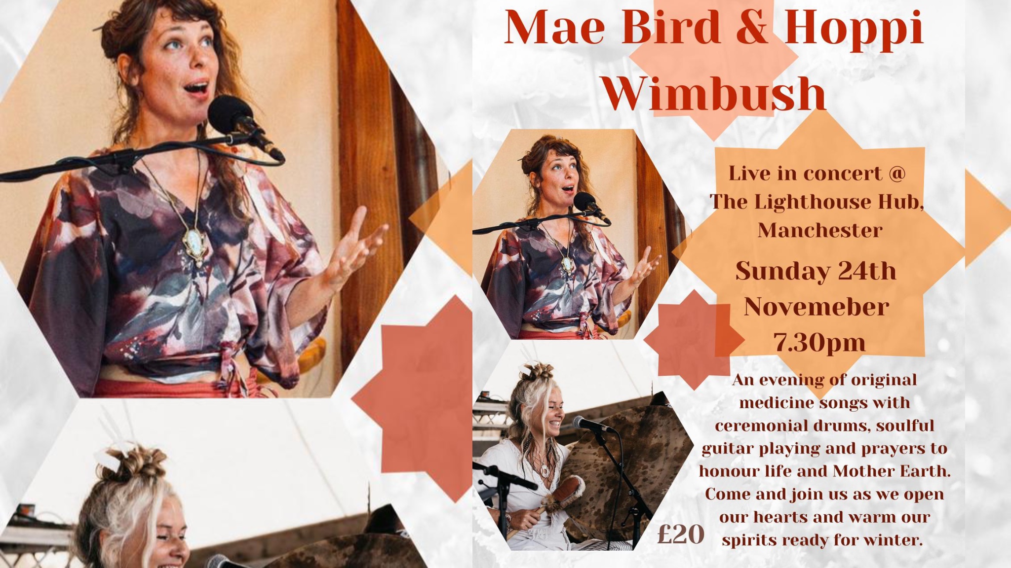 Mae Bird & Hoppi  Medicine Music (Sunday 24th November) @ The Lighthouse Hub, Manchester |