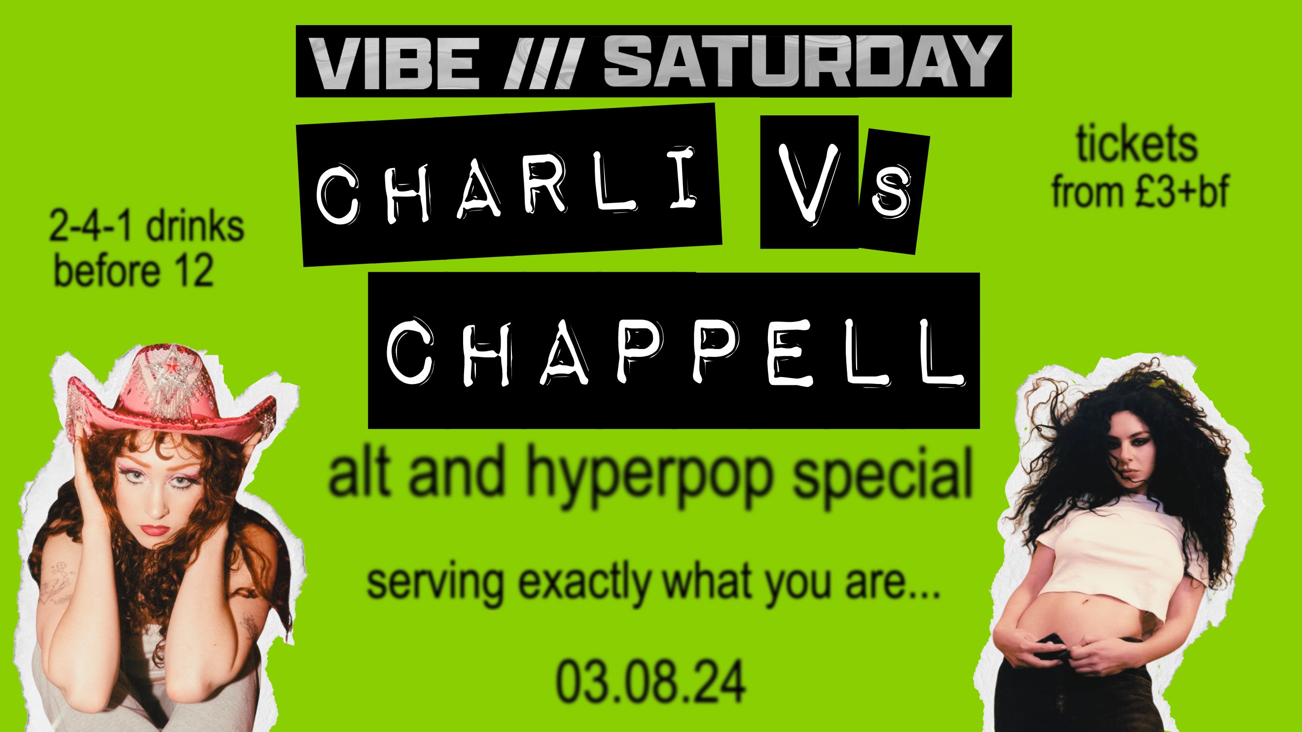 VIBE /// Saturdays Special – Charli Vs Chappell