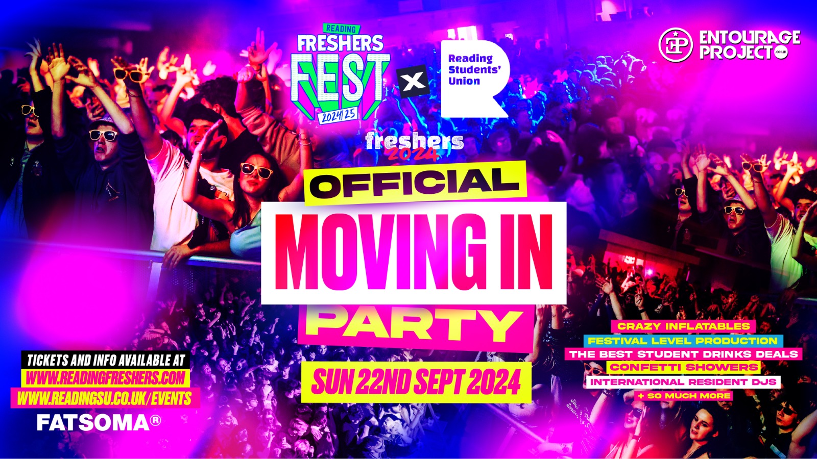 The Reading University Official Moving In Party 🚀 SOLD OUT
