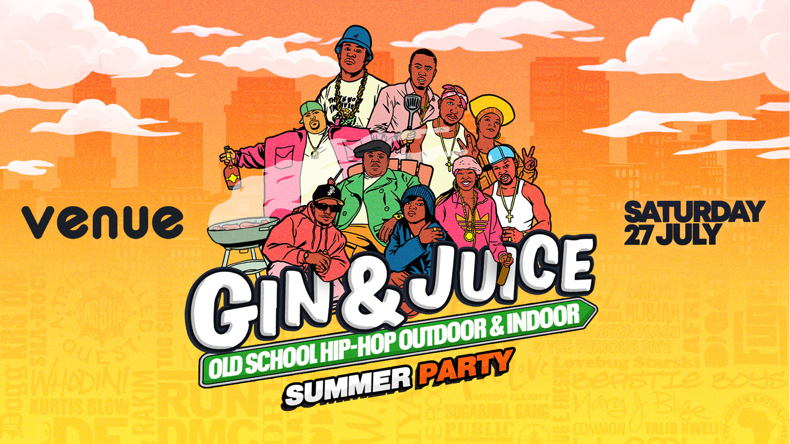 Old School Hip-Hop Outdoor & Indoor Summer BBQ – Canterbury 2024