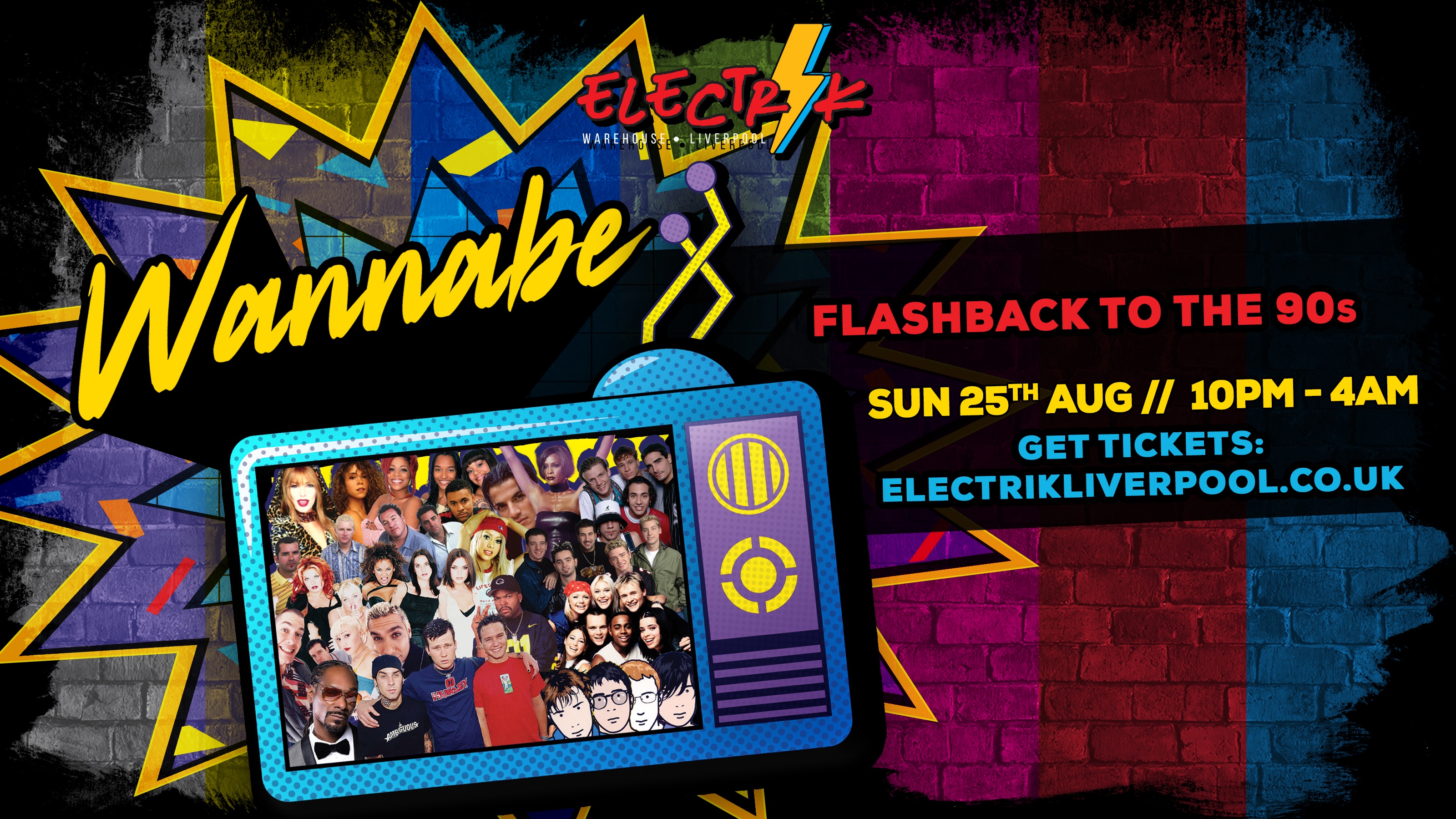 Wannabe 90s Party – Sun 25th Aug