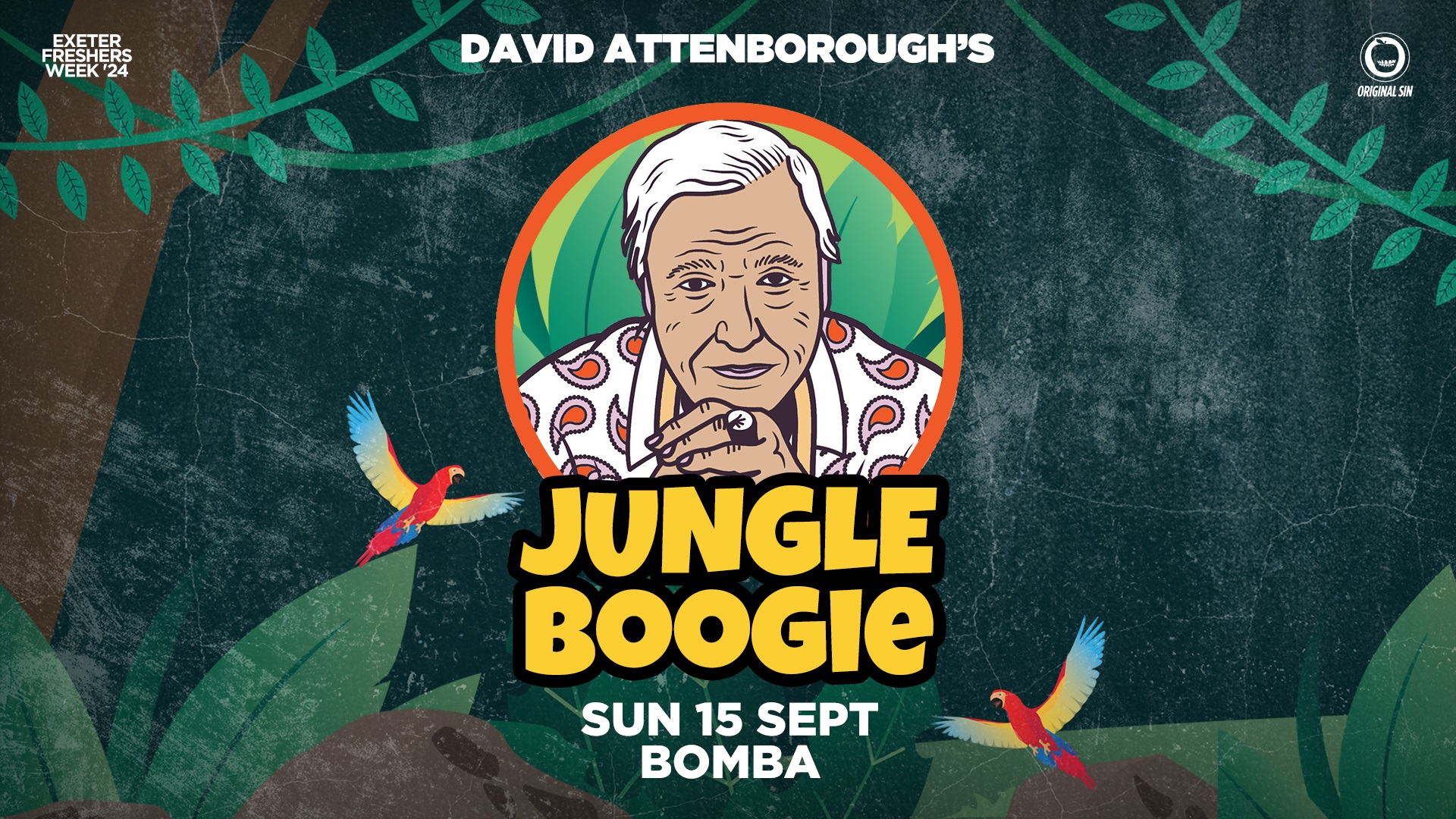 Exeter Freshers Week: David Attenborough’s Jungle Boogie