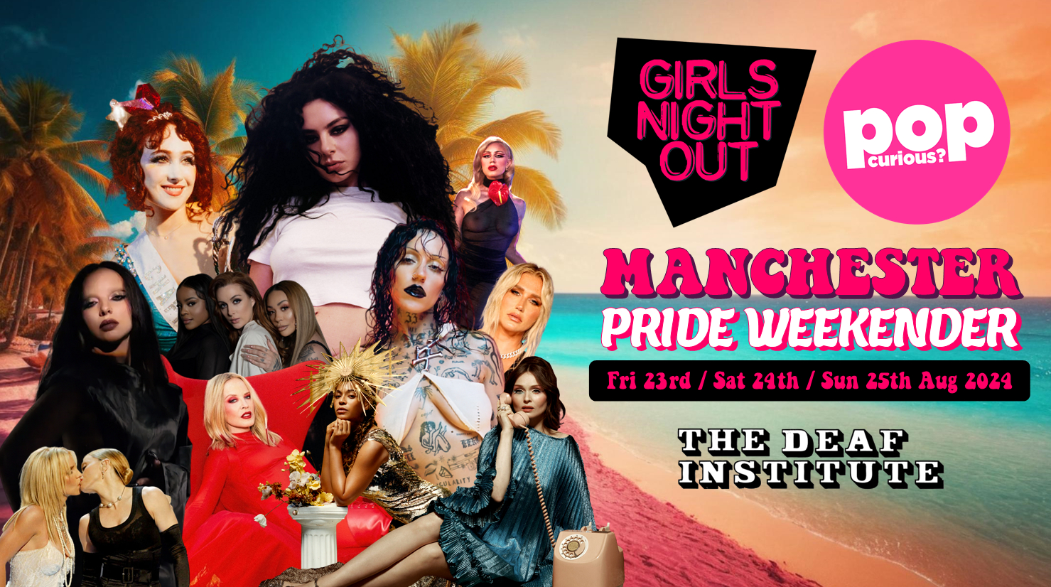 Girls Night Out + Pop Curious? Manchester Pride 2024 – FRIDAY