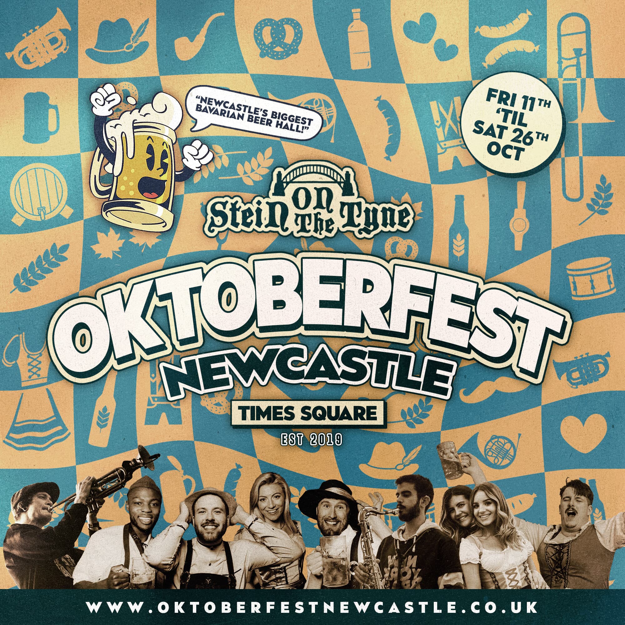 Oktoberfest Newcastle – Friday 25th October 2024 – 6pm Start