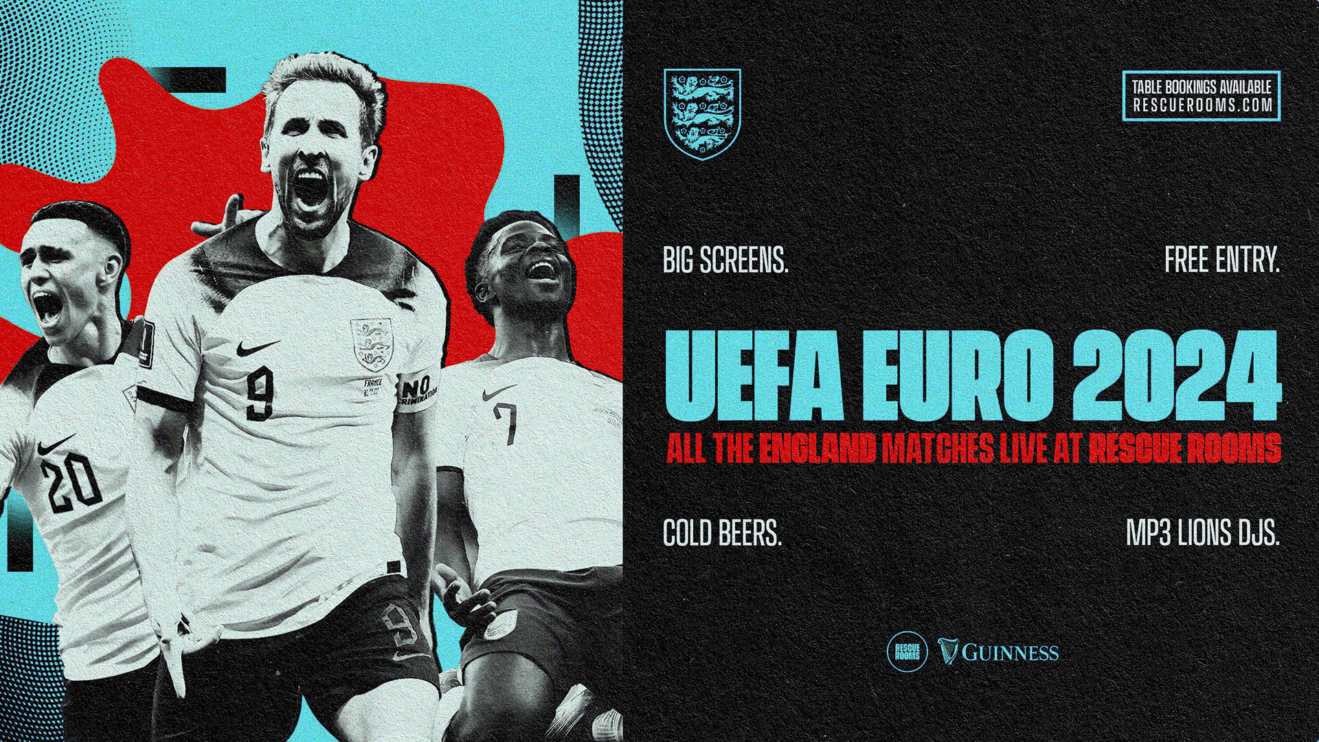 EURO 2024 — Semi-Final — Live at Rescue Rooms, Nottingham