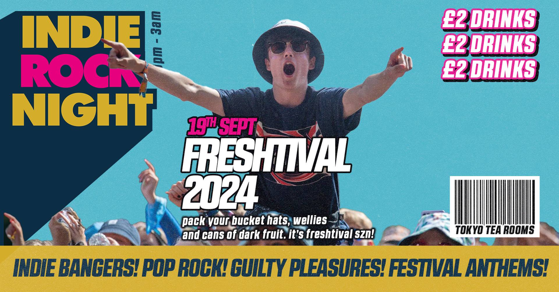 Indie Rock Night ∙ FRESHTIVAL 2024 *Tickets available on the door*