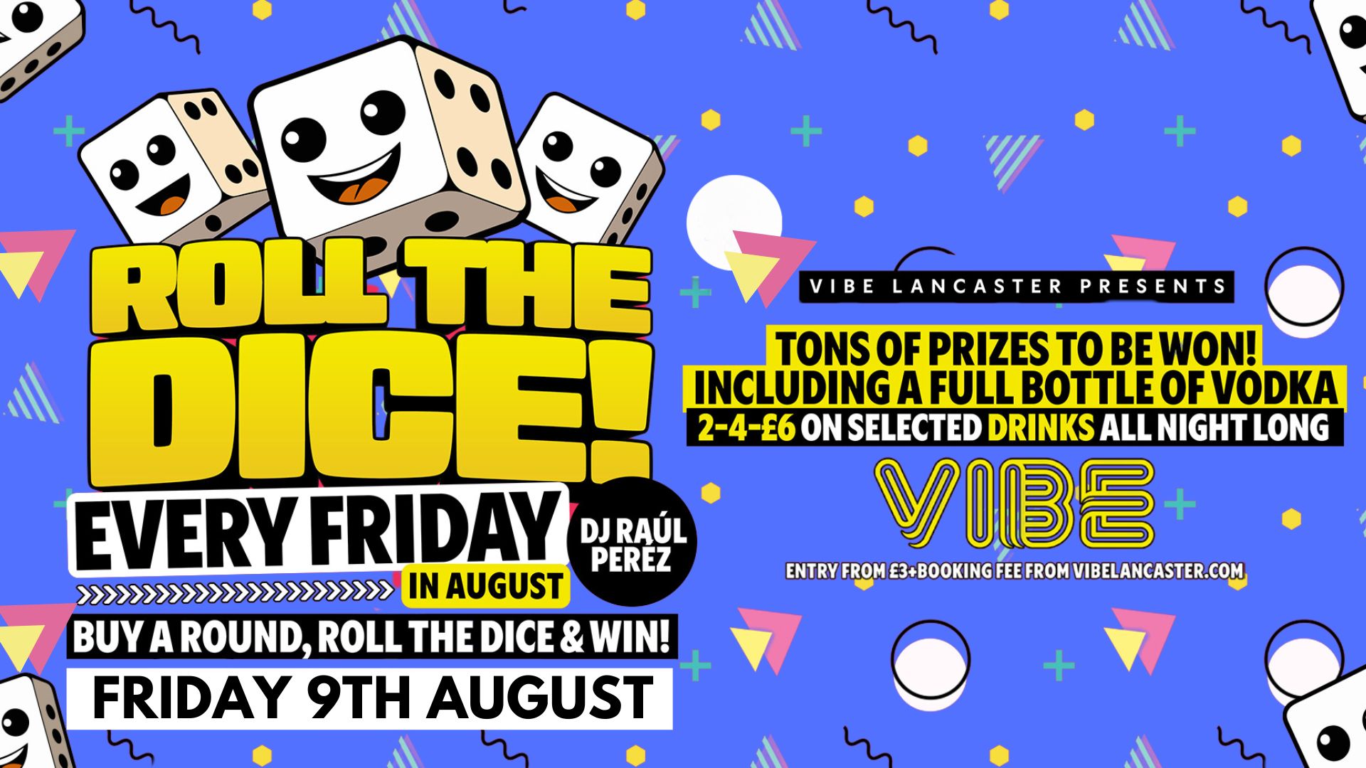 Roll the Dice! Fridays in August – 09/08