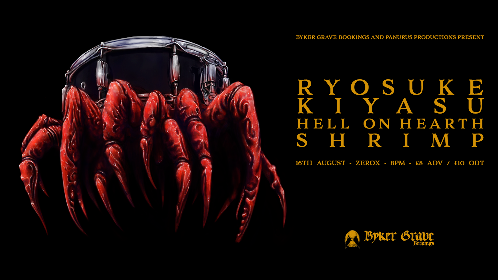 Ryosuke Kiyasu / Hell On Hearth / Shrimp