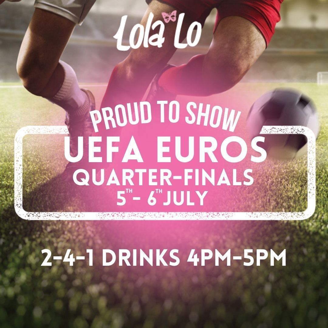 Euro 2024 Quarter Finals in The Tiki Garden @ Lola Lo!