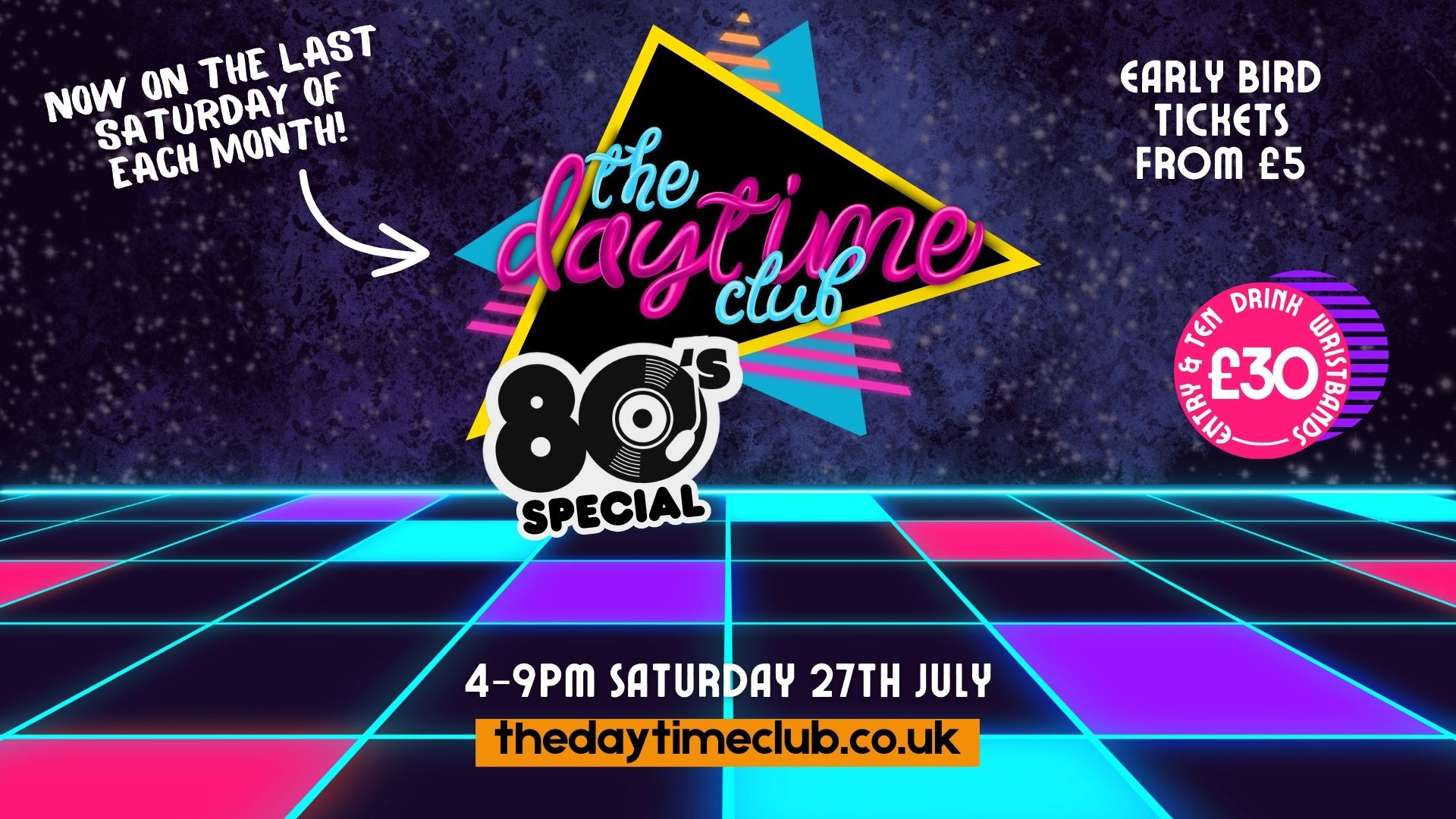 The Daytime Club 80s Special – July 27th