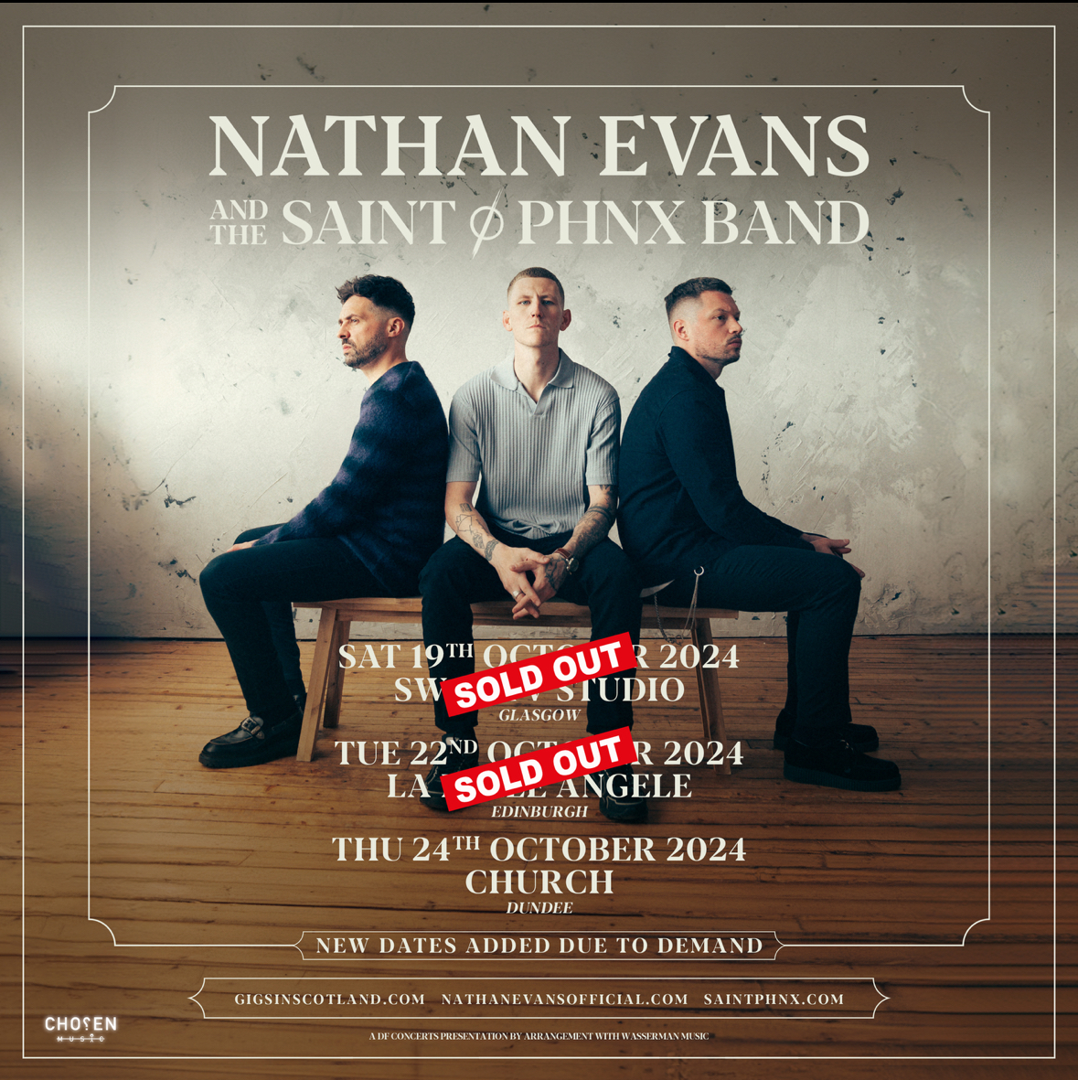 Nathan Evans & The Saint PHNX Band Live SOLD OUT