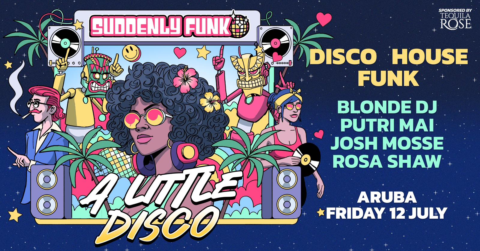 Suddenly Funk presents ‘A Little Disco’  w/ Blonde DJ (LoveJuice)