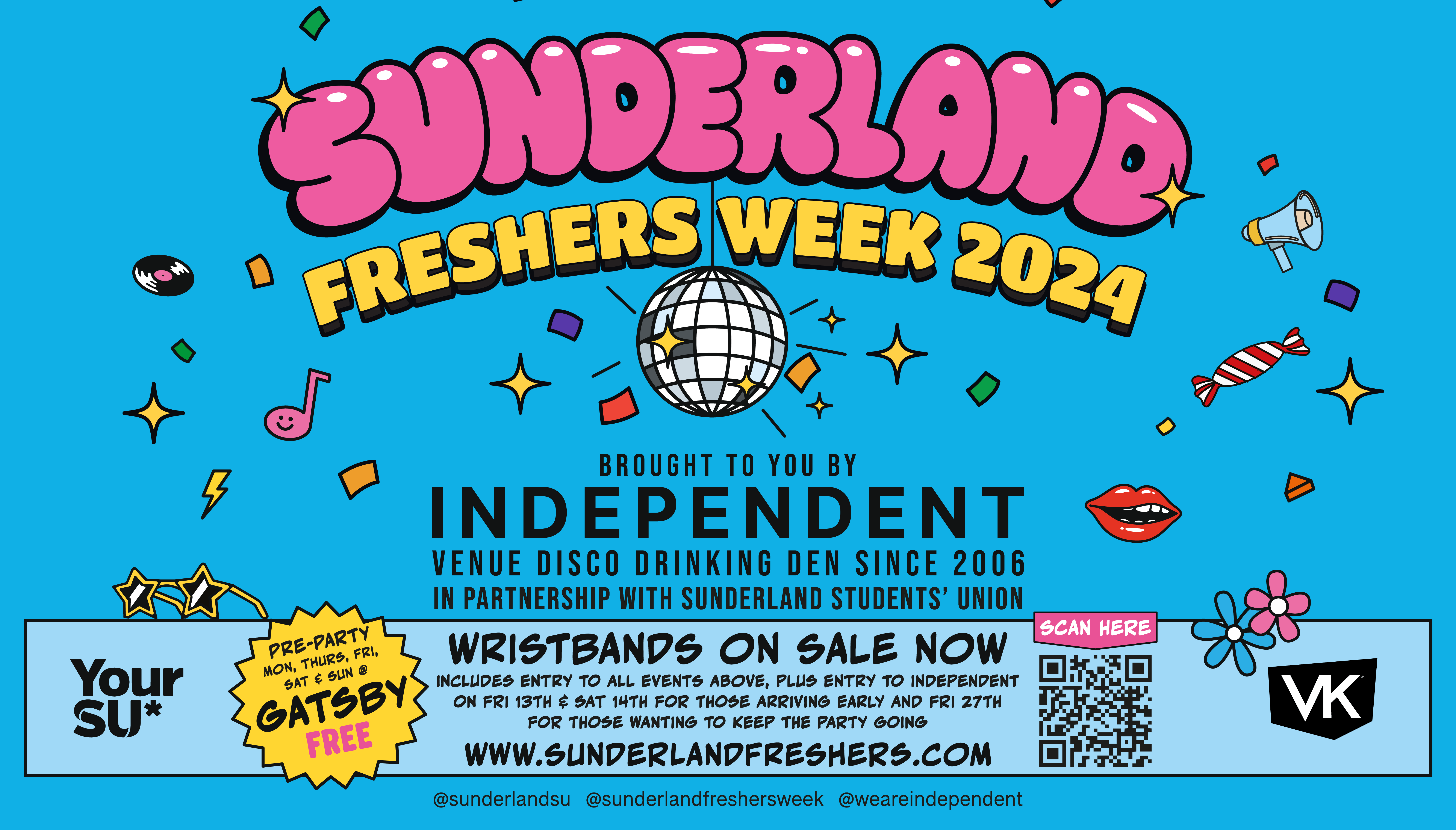 SUNDERLAND FRESHERS WEEK 2024