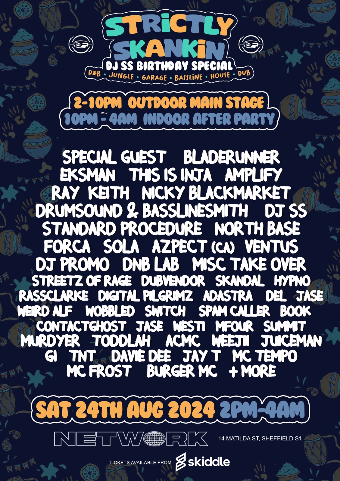 Strictly Skankin dj ss birthday sat 24th aug