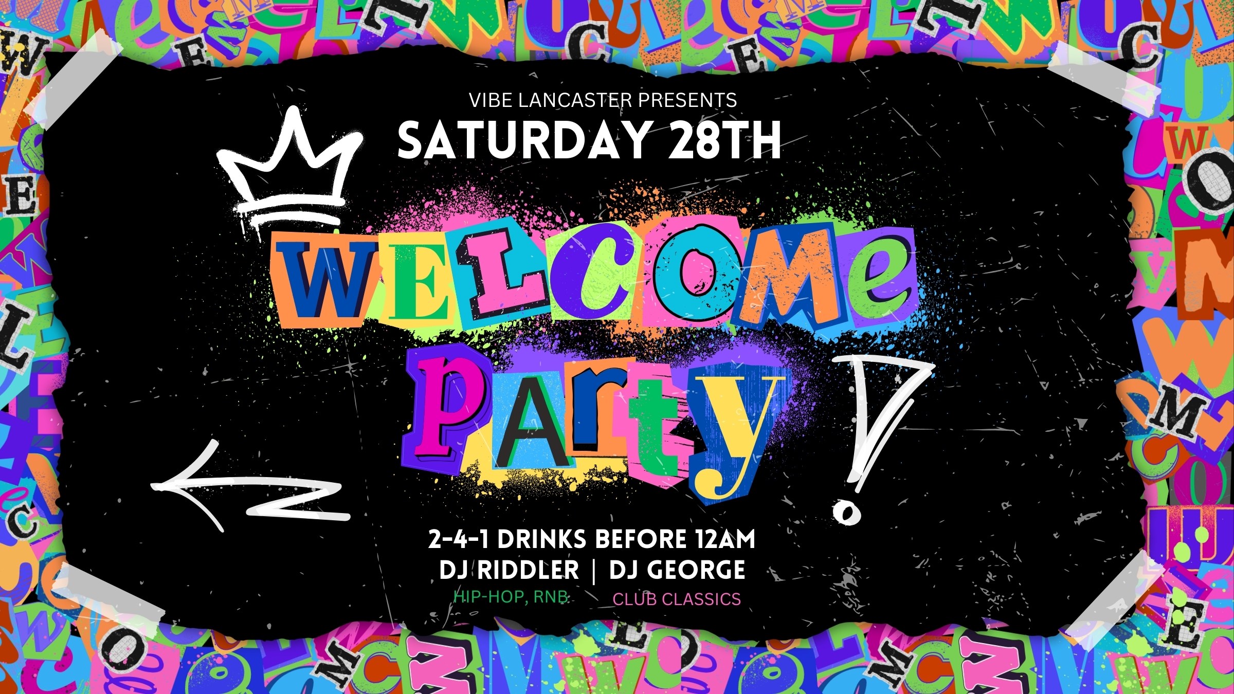 Freshers’ Welcome Party – 28.09.24