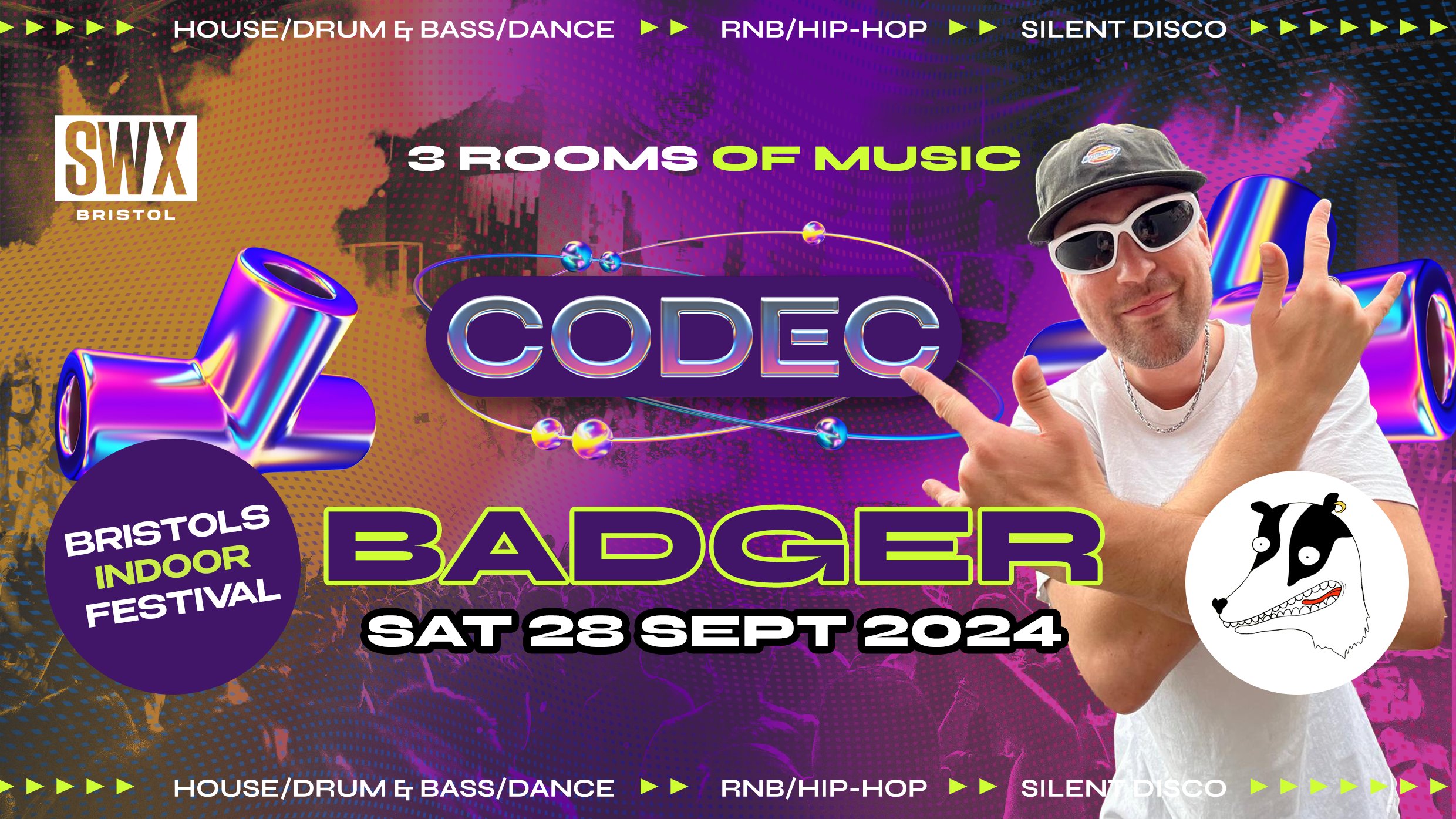 CODEC Presents BADGER – Saturday 28th September