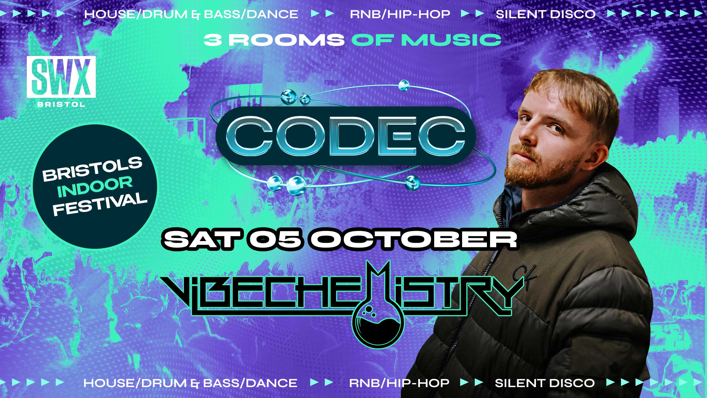 CODEC Presents VIBE CHEMISTRY – Saturday 5th October