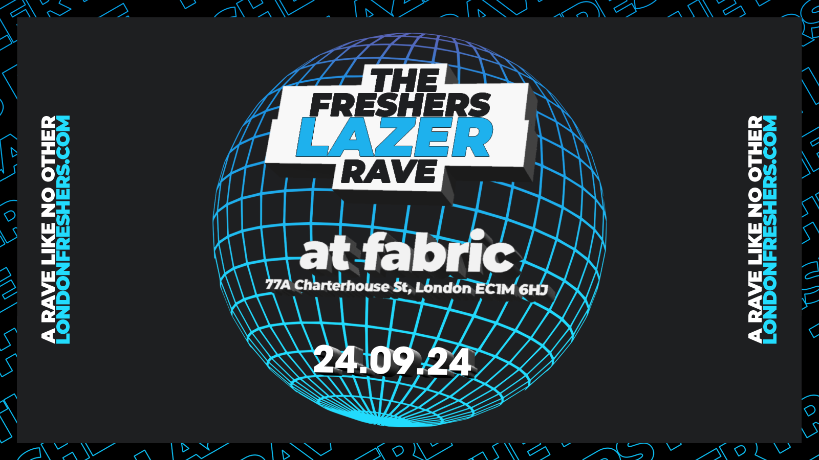 The Freshers Laser Rave ⚡️ @ Fabric | London Freshers Week 2024