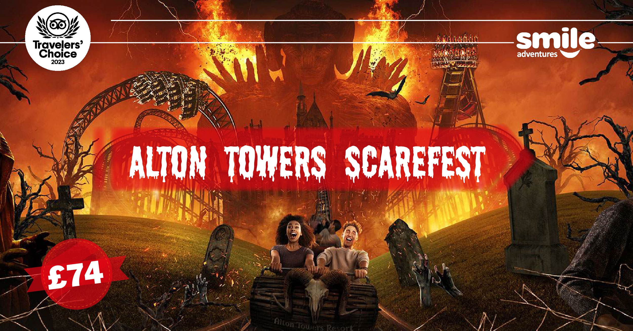 Alton Towers SCAREFEST! – From Manchester