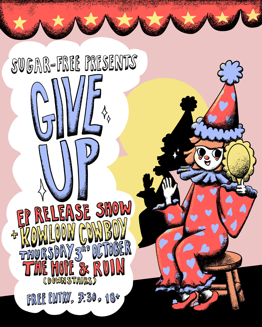 Give Up Release Show + Kowloon Cowboy