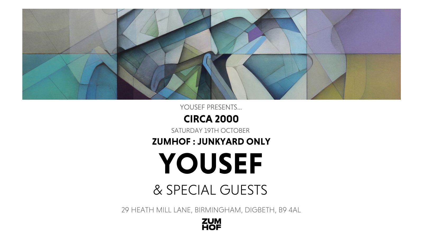 **POSTPONED** Yousef presents Circa 2000 Tour