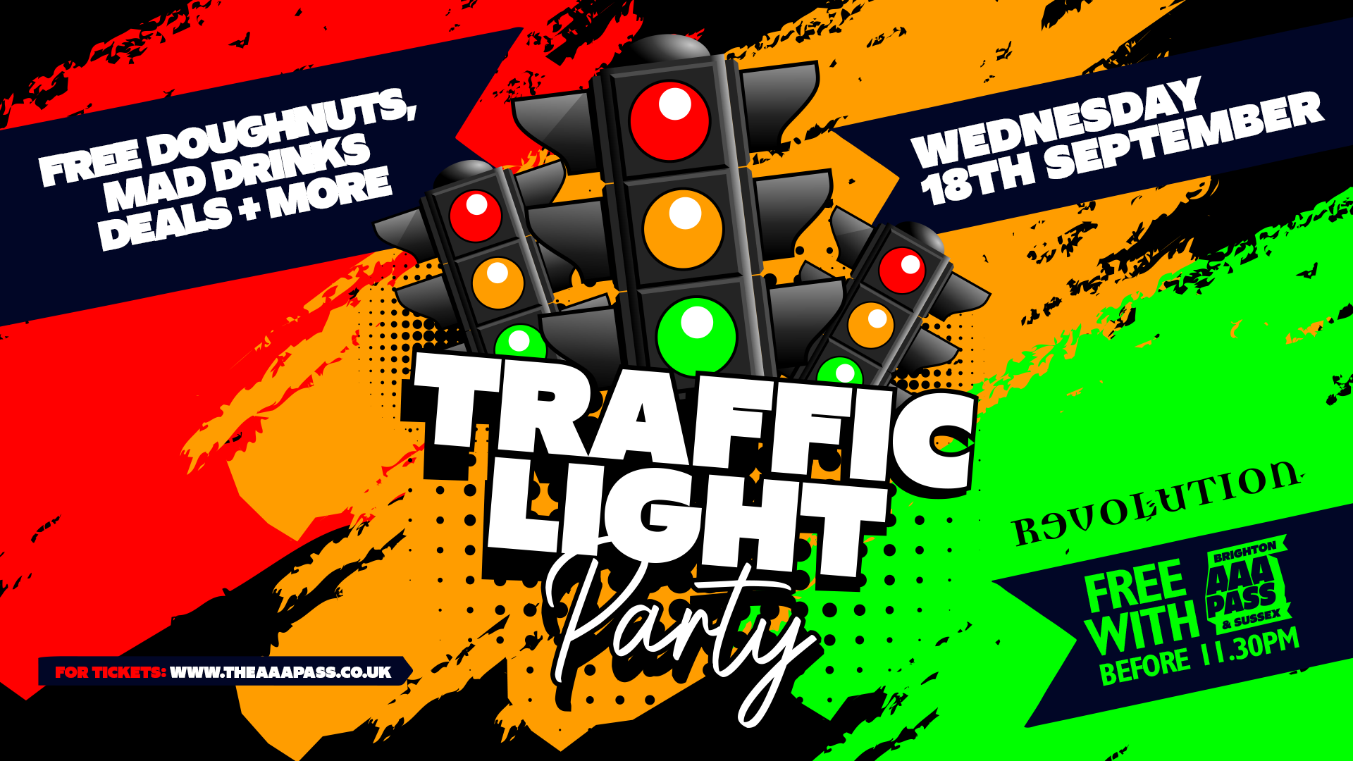 Freshers Traffic Light Party x Social Wednesdays | FREE With AAA Pass