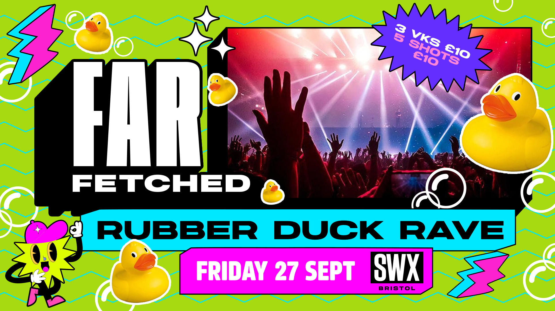 FARFETCHED Rubber Duck Rave – Friday 27th September