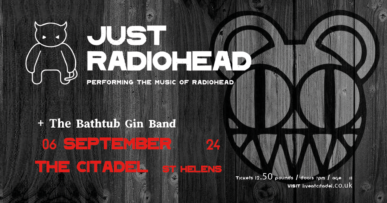 The Bathtub Gin Band supporting Just Radiohead at The Citadel Theatre, St Helens on 6th Sep ...