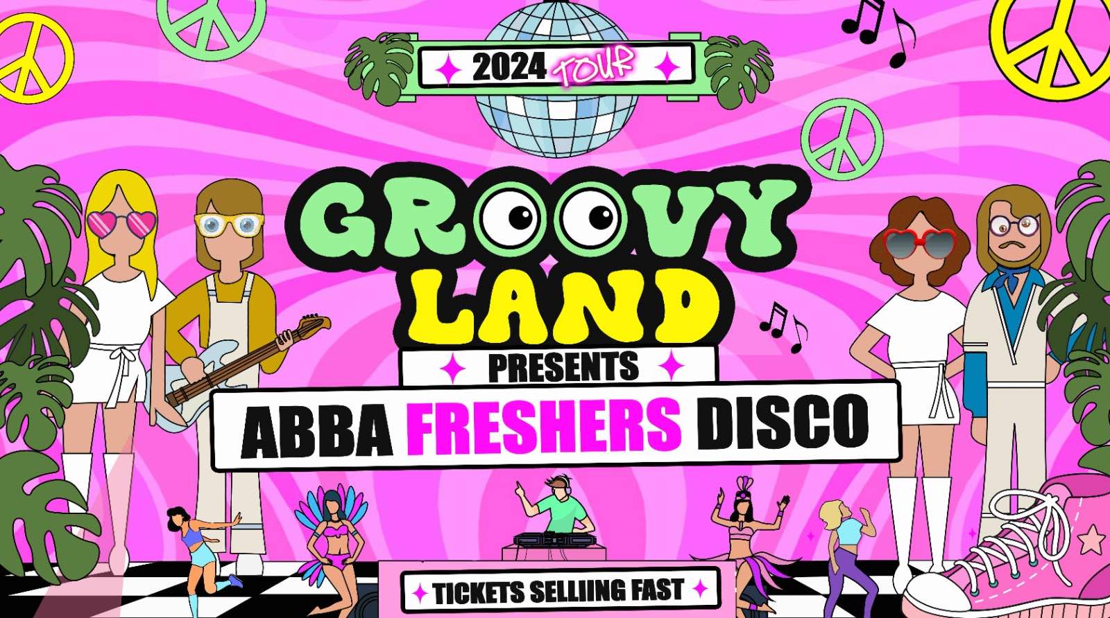 GROOVYLAND 🪩 BATH 🪩 🎉 ☮️ THE ULTIMATE FUNKY FRESHERS DISCO ☮️ ️ 2024 at