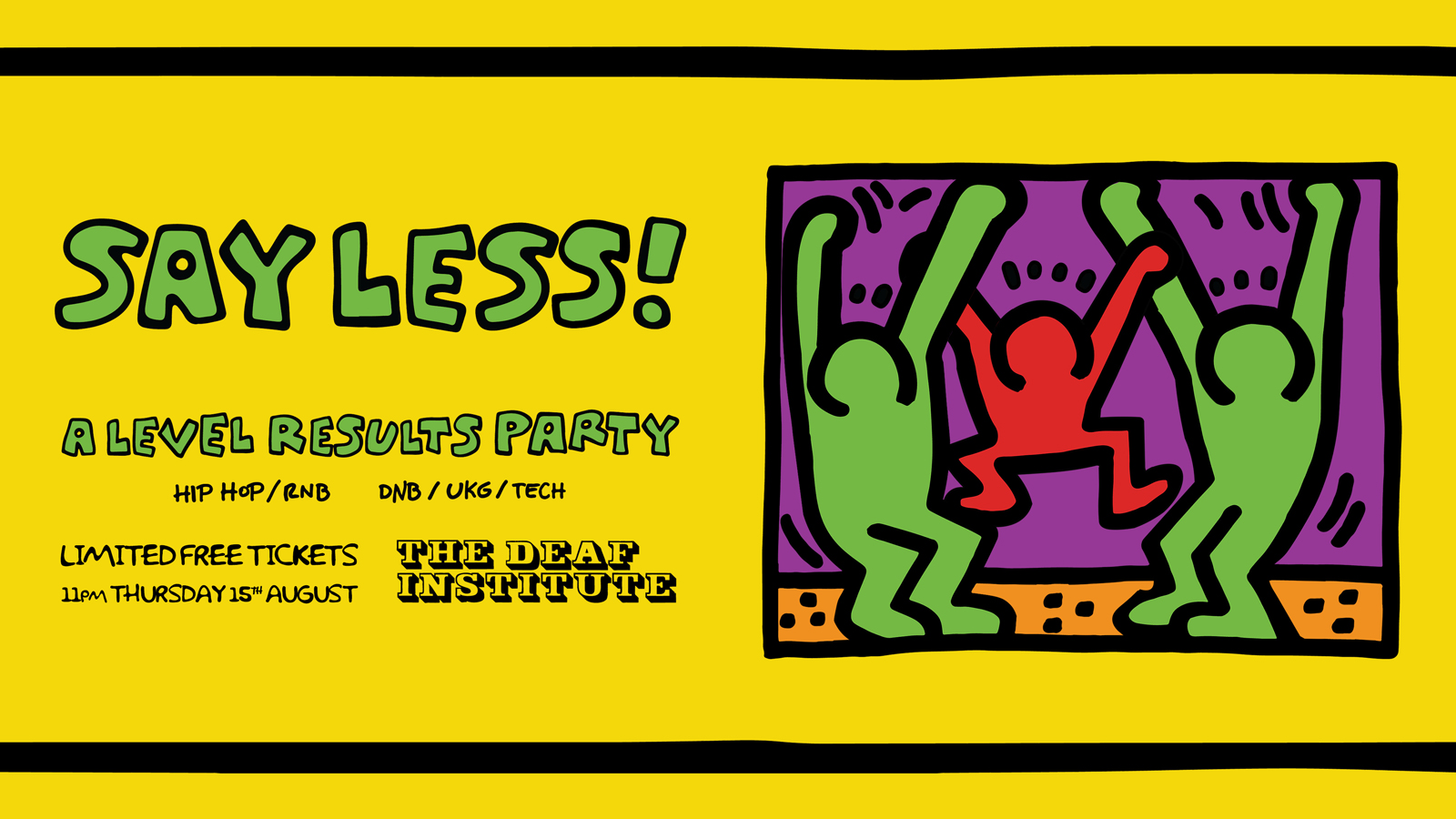 SAY LESS – A LEVELS PARTY!