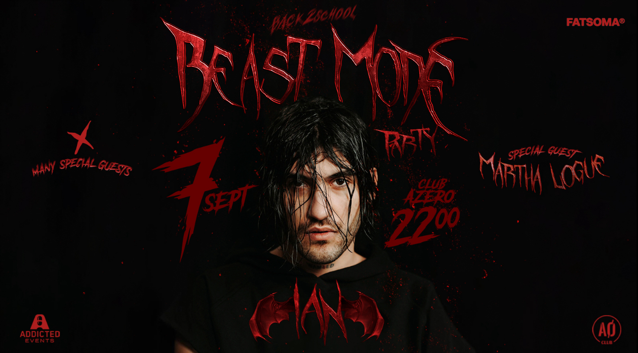 BEAST MODE PARTY w/ IAN , Martha Logue + Special Guests
