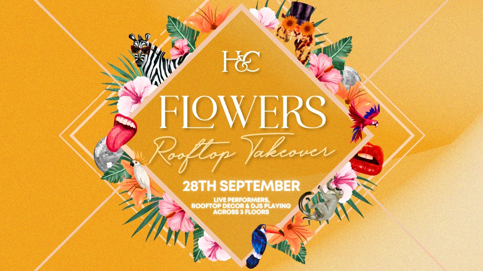 FLOWERS ROOFTOP TAKEOVER [PAY WEEKEND SPECIAL] – 28/09
