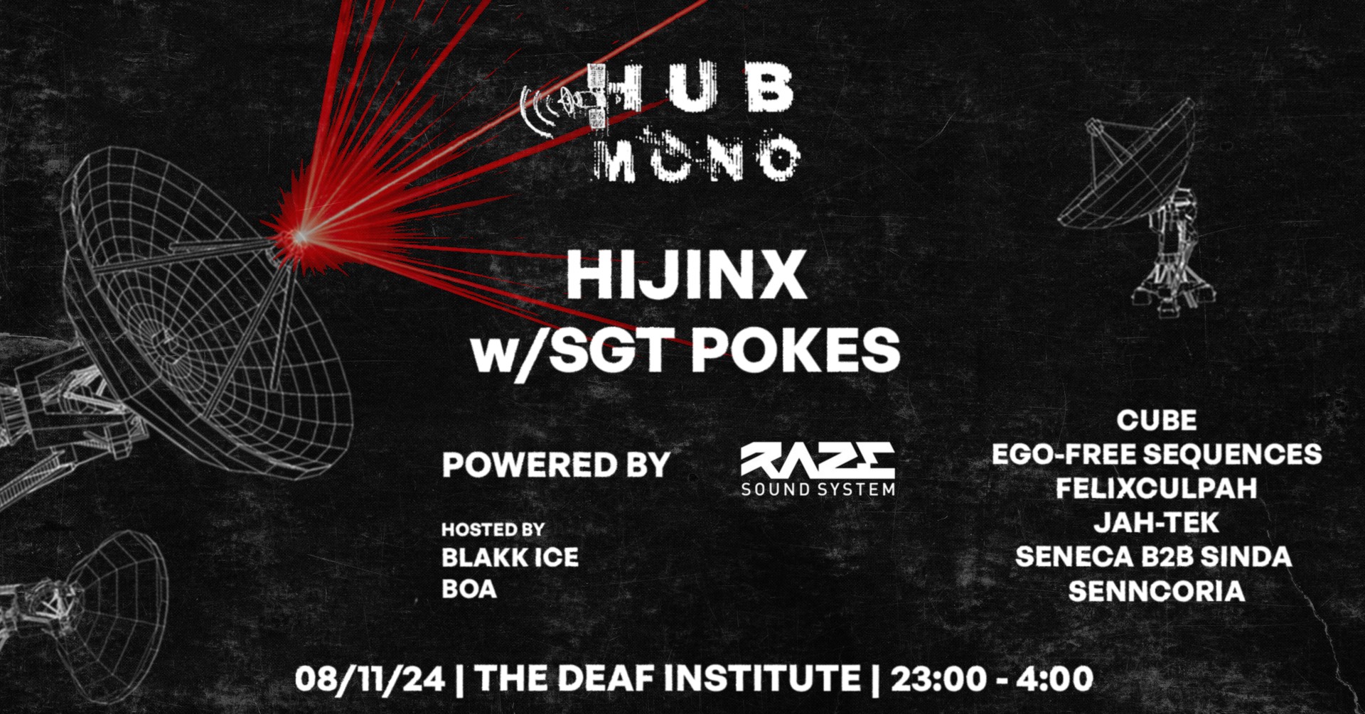 Hub Mono 002 w/ Hijinx & SGT Pokes