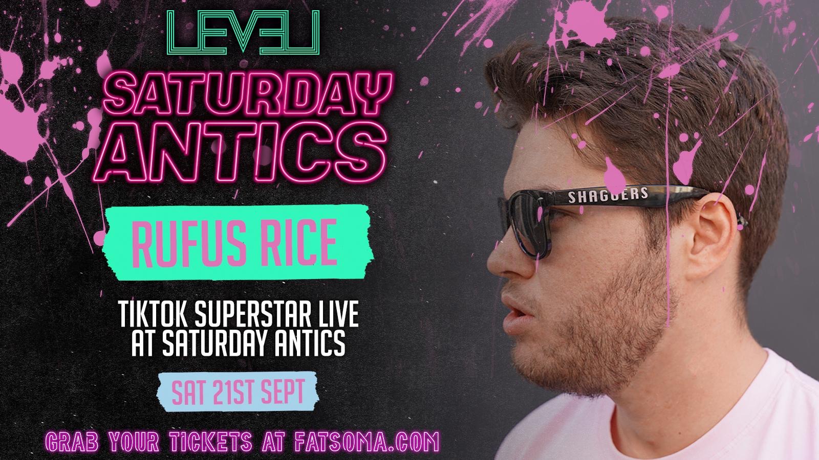 FRESHERS SATURDAY ANTICS – RUFUS RICE TIK TOK TAKE OVER