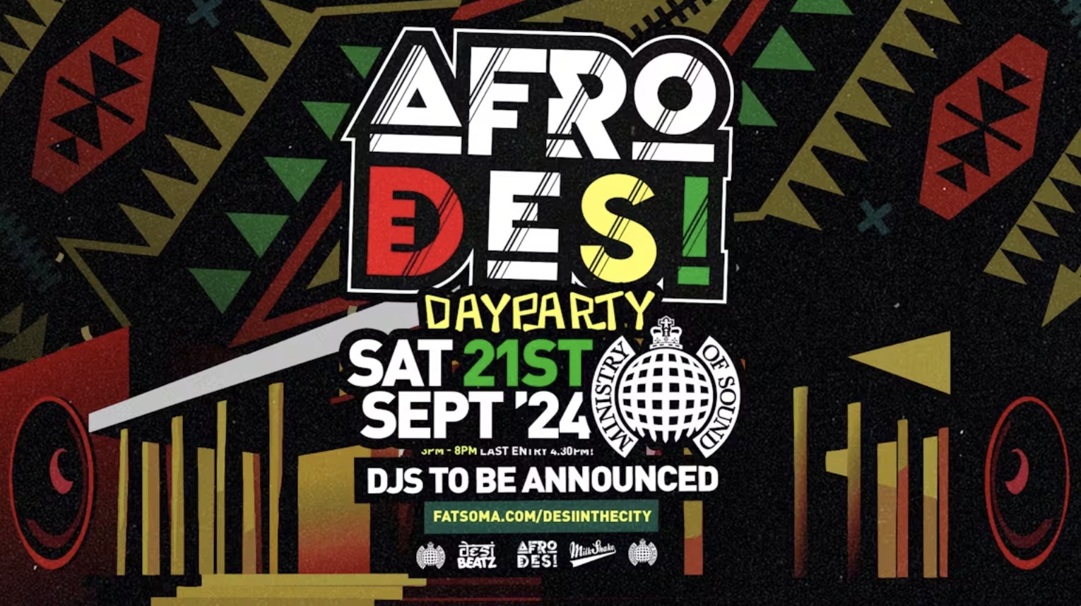 AfroDesi Summer Daytimer at Ministry of Sound 📢☀️