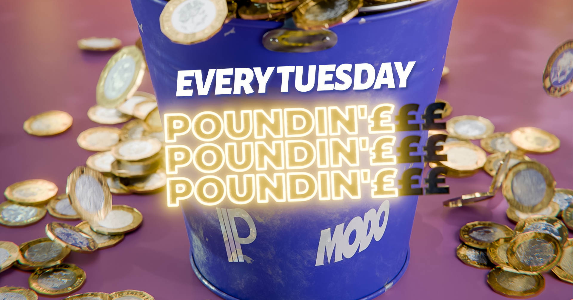 POUNDIN’£££ 💰 FREE ENTRY EVERY WEEK WITH A TICKET! // WIN THE LOOSE LOTTO JACKPOT!!!✨ // TUESDAYS AT MODO & PARADISO BAR